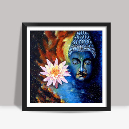 Lord Buddha 1 Square Art Prints