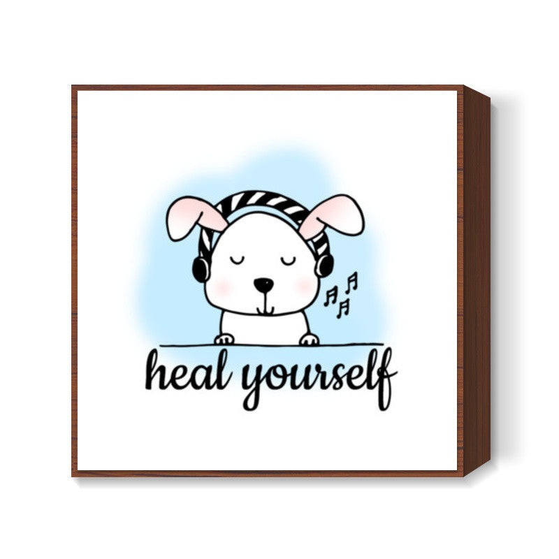 Heal with Music Square Art Prints