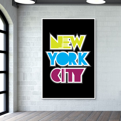 New York City multi color Wall Art