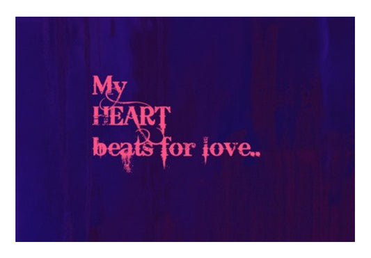 Heart Quote Art PosterGully Specials