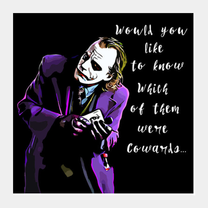 Joker Square Art Prints PosterGully Specials| Buy High-Quality Posters ...