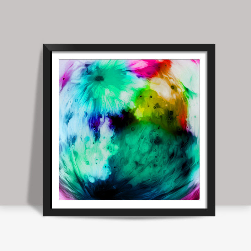 moon zoom Square Art Prints