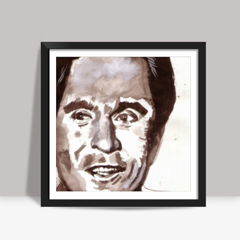 Dilip Kumar is the thespian who remains a stalwart, in his speech and in his silence Square Art Prints