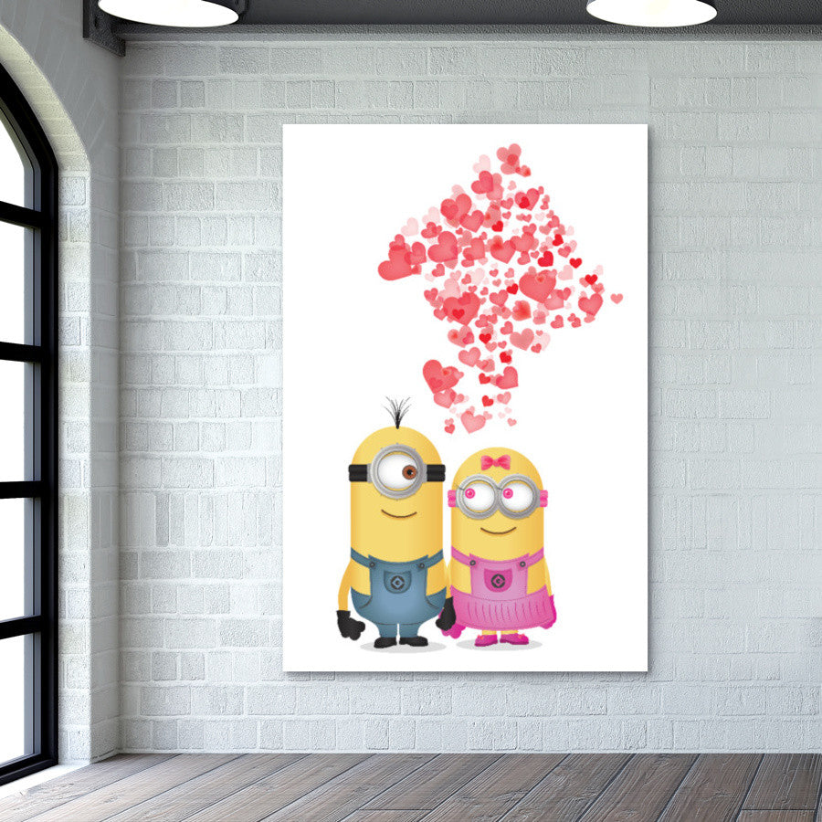 Minion Lovers wall art