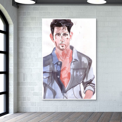 Hrithik Roshan is a dedicated actor Wall Art