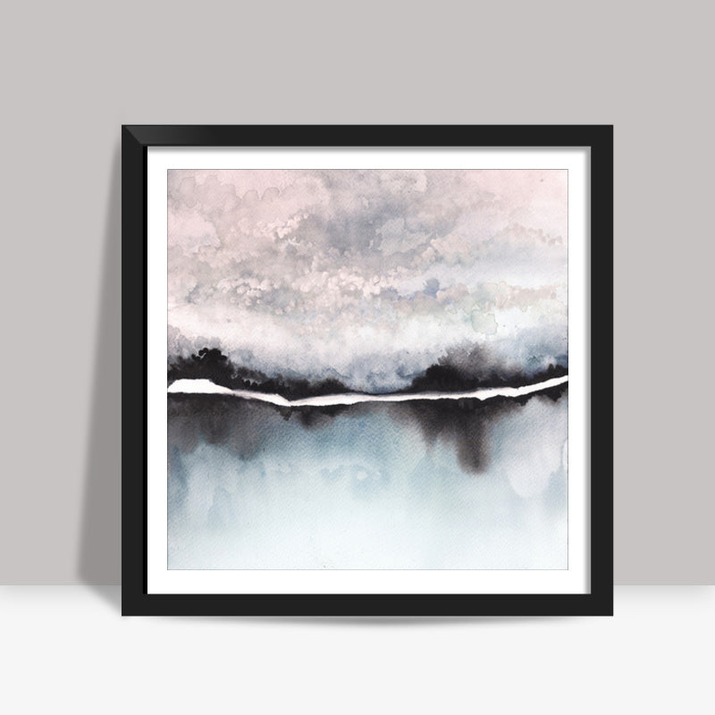 Ice lake Square Art Prints