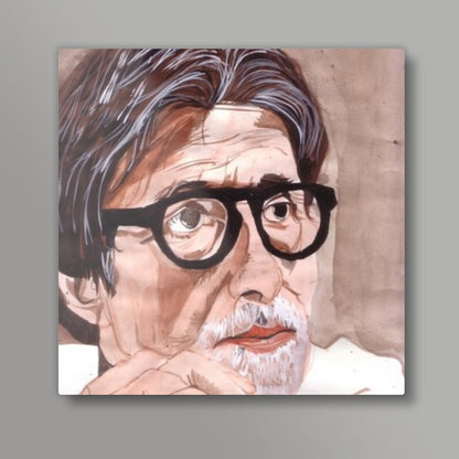 Amitabh Bachchan is one of the biggest superstars of Bollywood Square Art Prints