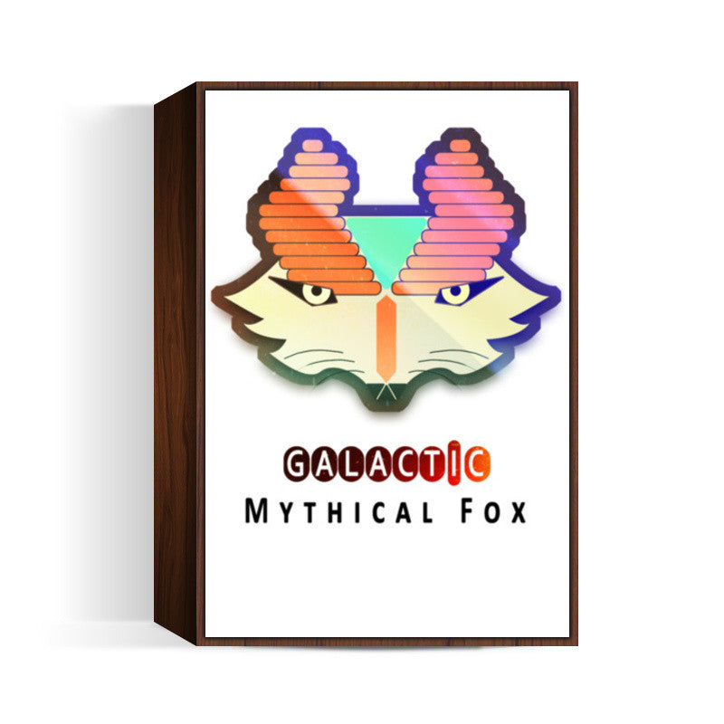 Galactic Mythical Fox Wall Art