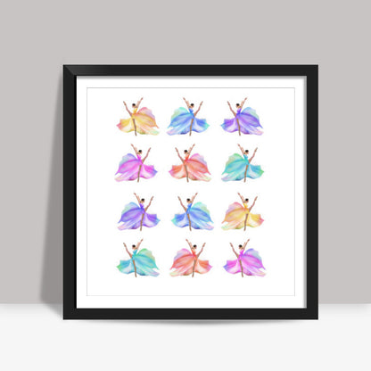 Ballerinas Square Art Prints