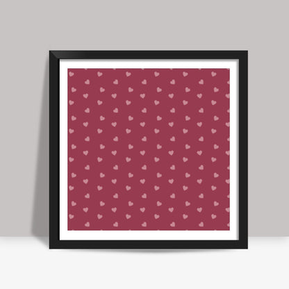 Hearts Square Art Prints