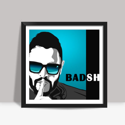 Badshah Vector Illustration Square Art Prints