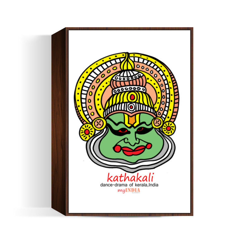 Easy Tutorial Kathakali Face Doodle Art:: Onam Celebration Drawing:: Kat...  | Simple face drawing, Mandala design art, Doodle art