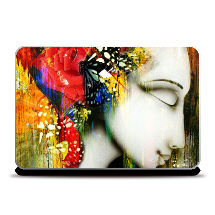 Laptop Skins, Lady Abstract 1 Laptop Skin