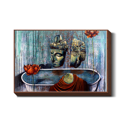 Bodhi Lotus and Tub Wall Art