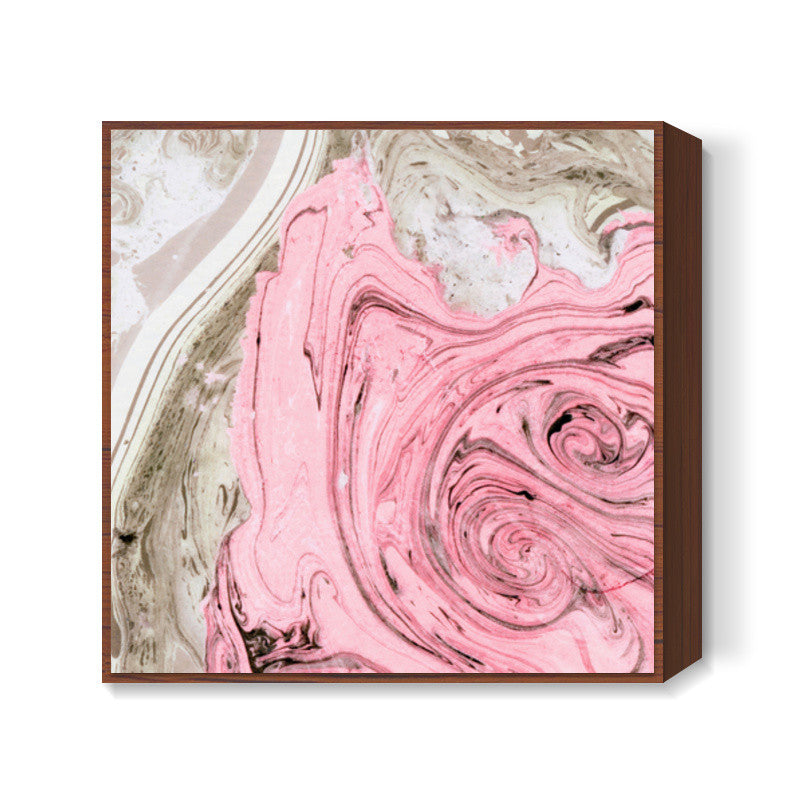 Nude + Marble Square Art Prints