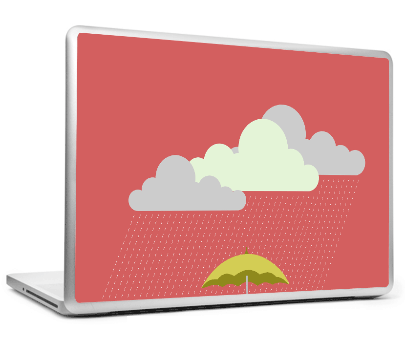 Laptop Skins, Rain Illustration Laptop Skin, - PosterGully