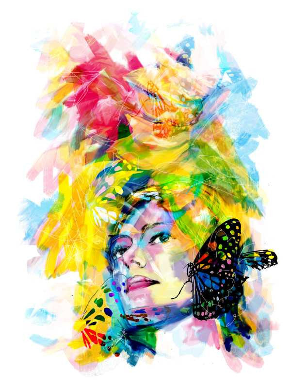 Brand New Designs, Dream Girl Painting Artwork