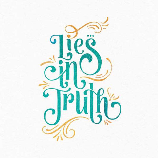 Square Art Prints, Truth In Lie  Artwork