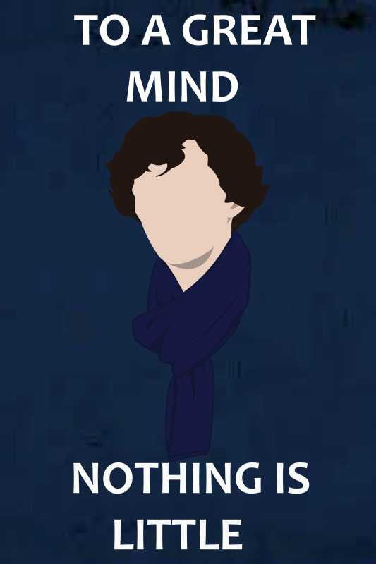 Brand New Designs, Sherlock Holmes A Great Mind Artwork