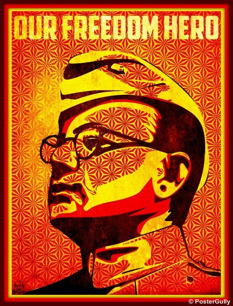 Wall Art, Subhash Chandra Bose, - PosterGully