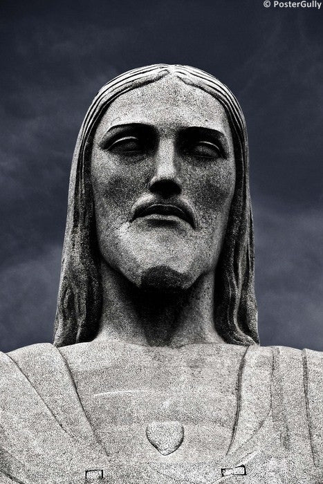 Wall Art, Christ The Redeemer Face, - PosterGully