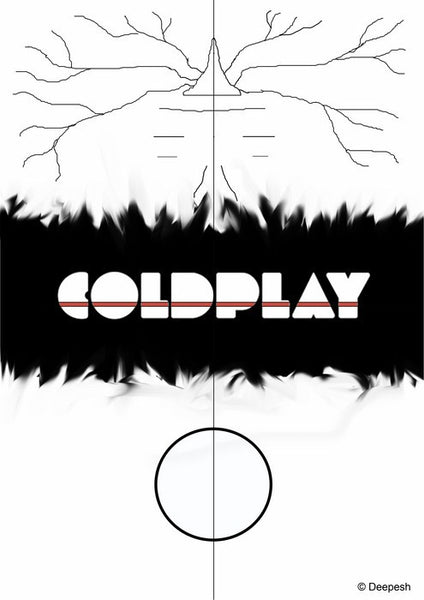 Dreams: Coldplay Hand-painted Vinyl Record Framed 