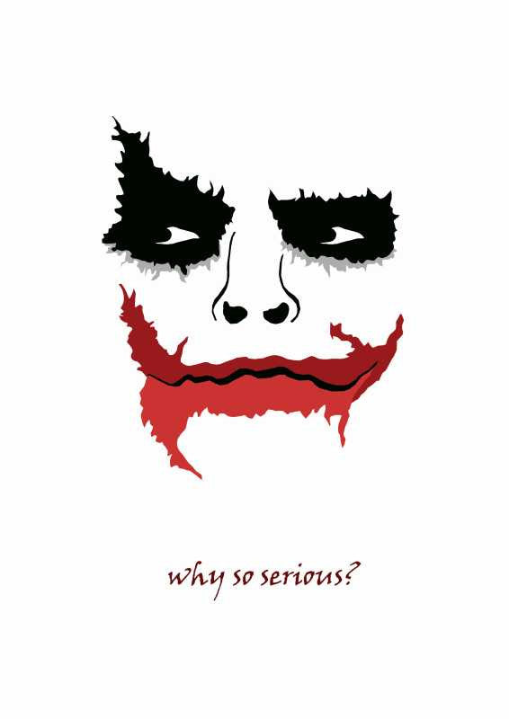 Joker Why So Serious Artwork| Buy High-Quality Posters and Framed ...