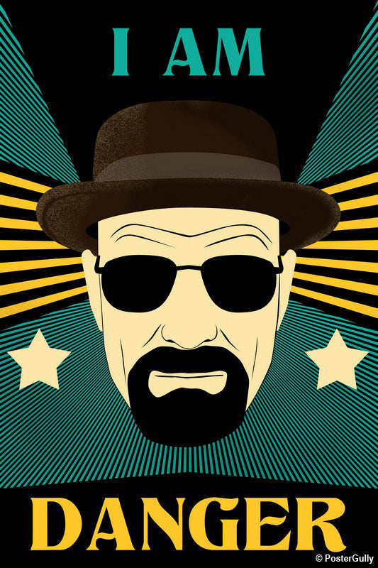 Brand New Designs, Danger | Breaking Bad Green, - PosterGully - 1