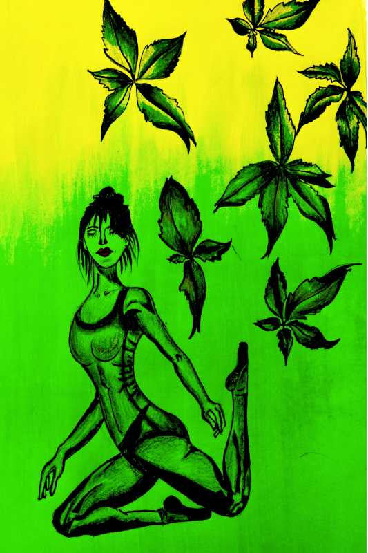 Brand New Designs, Yoga Girl Artwork