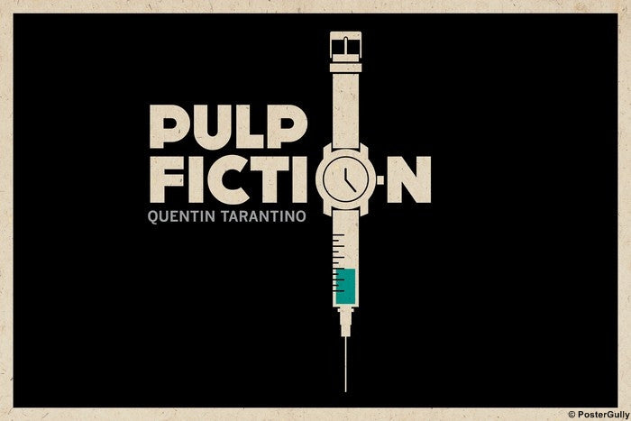 Wall Art, Pulp Fiction Watch Minimal, - PosterGully