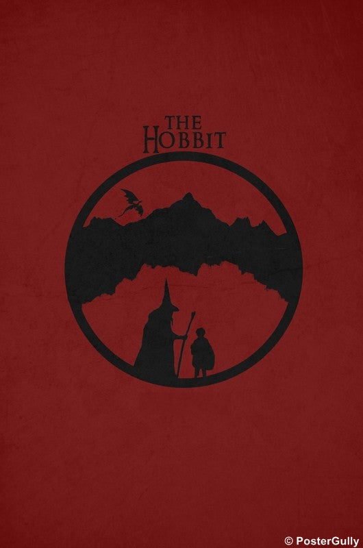 Wall Art, The Hobbit Minimal Artwork, - PosterGully