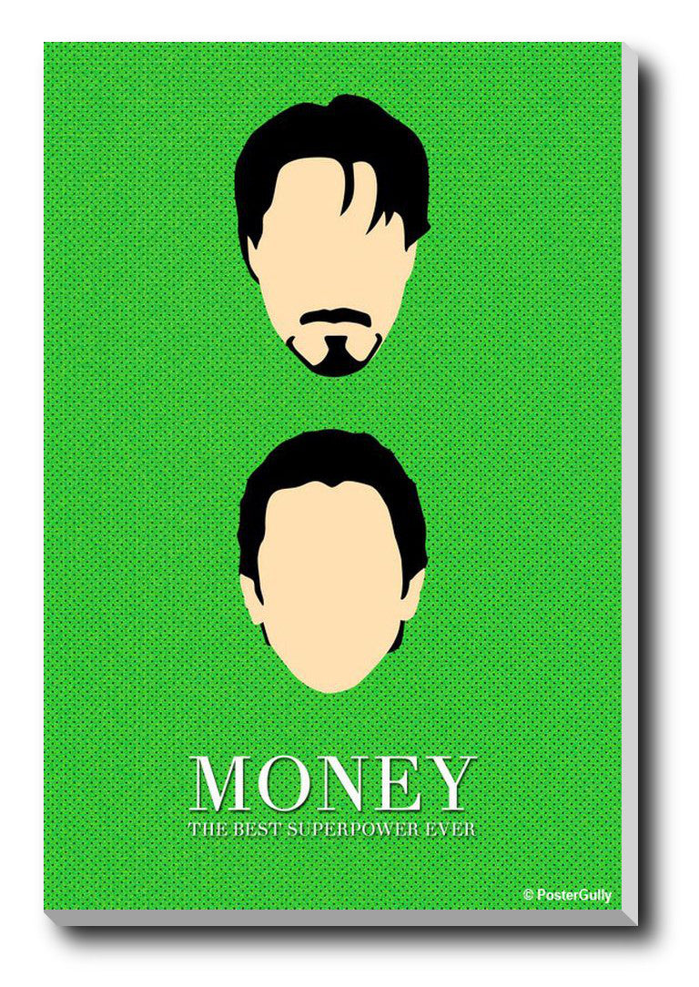 Wall Art, Iron Man Batman Money, - PosterGully - 3