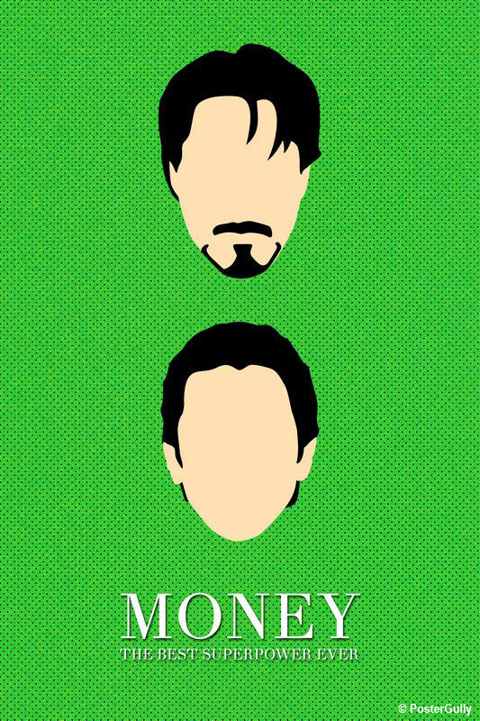 Brand New Designs, Iron Man Batman Money, - PosterGully - 1