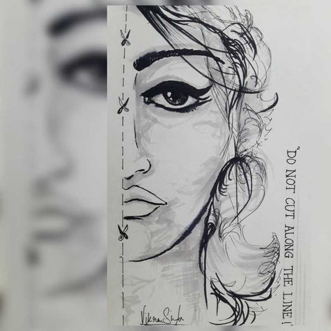 Pencil Sketch Potrait Gift GET Your Sketch in Size A4 Sheet Gift Your  Love Ones Personalize SketchDouble  Amazonin Home  Kitchen