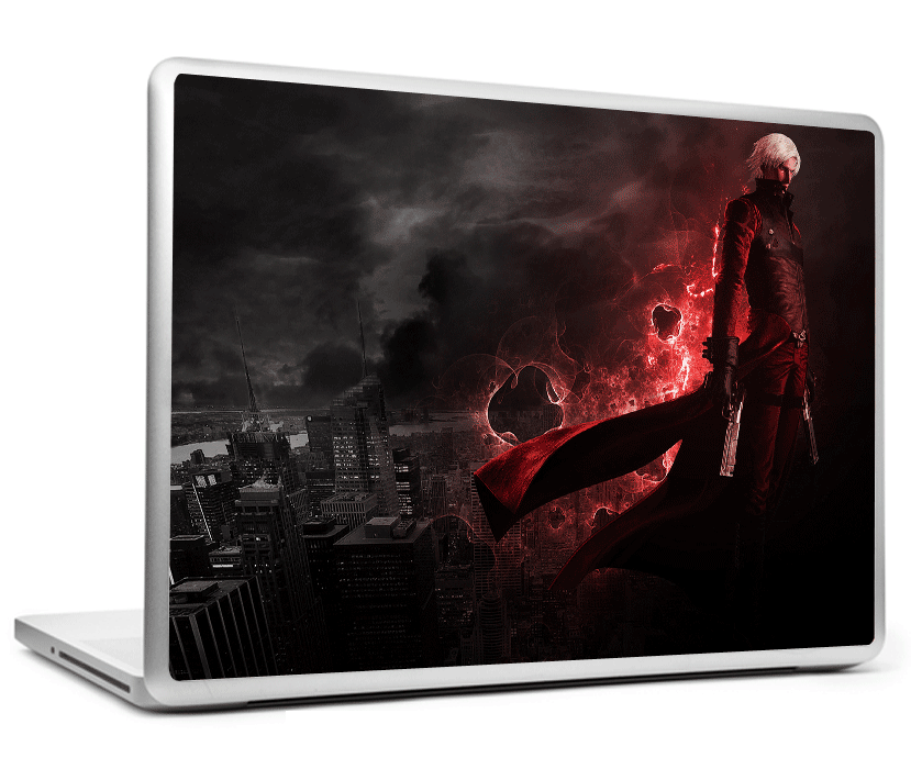 Laptop Skins, DMC 2 Dante City Artwork Laptop Skin, - PosterGully