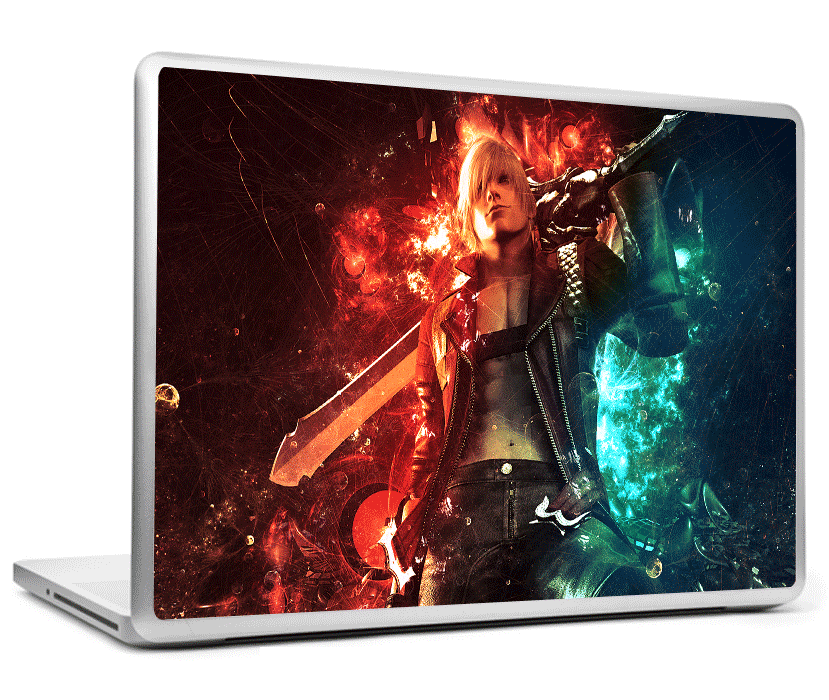 Laptop Skins, DMC 3 Dante City Artwork Laptop Skin, - PosterGully