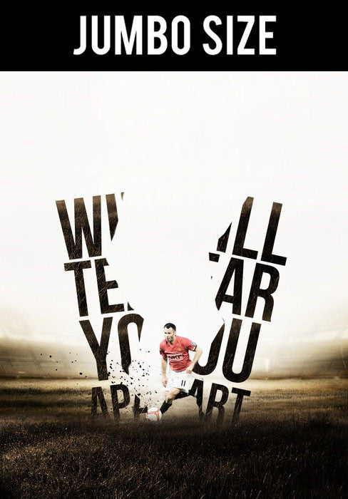 Jumbo Poster, Ryan Giggs | Manchester United Minimal Art | Jumbo Poster, - PosterGully