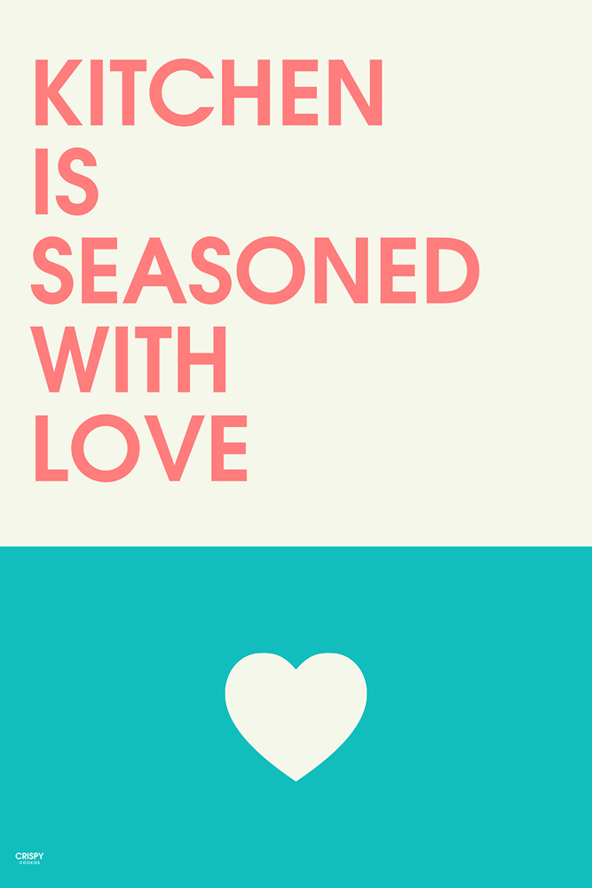 Wall Art, Seasoned With Love, - PosterGully