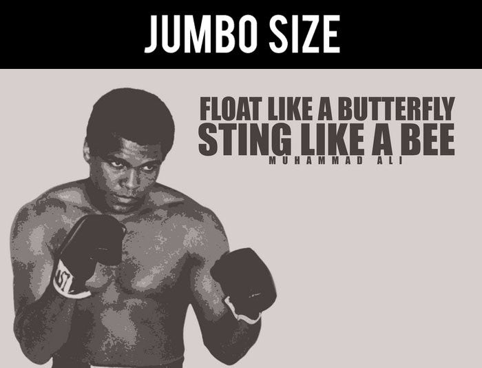 Jumbo Poster, Sting Like  A Bee | Ali Quote Poster | Jumbo Poster, - PosterGully