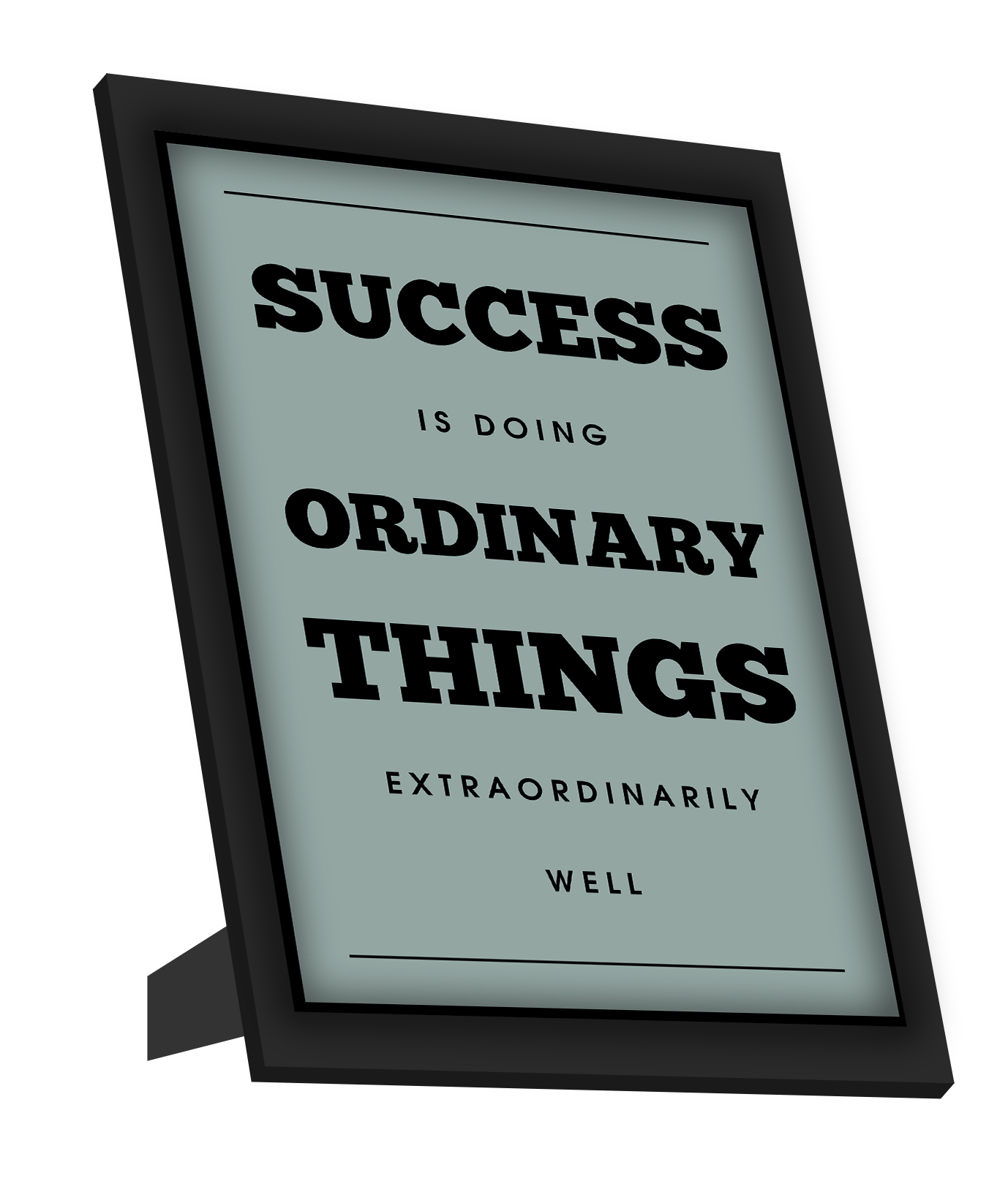 Framed Art, Success Quote | Ordinary Framed Art, - PosterGully