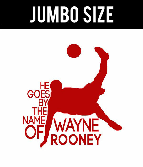 Jumbo Poster, Wayne Rooney Minimal Red Art | Jumbo Poster, - PosterGully