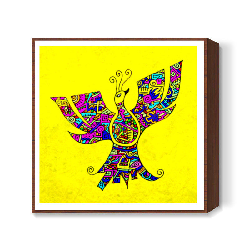 Phoenix Zenscrawl Square Art Prints