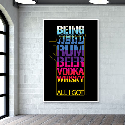 The Beer Nerd Wall Art