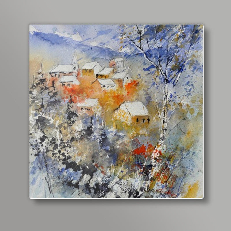 Village 852 Square Art Prints