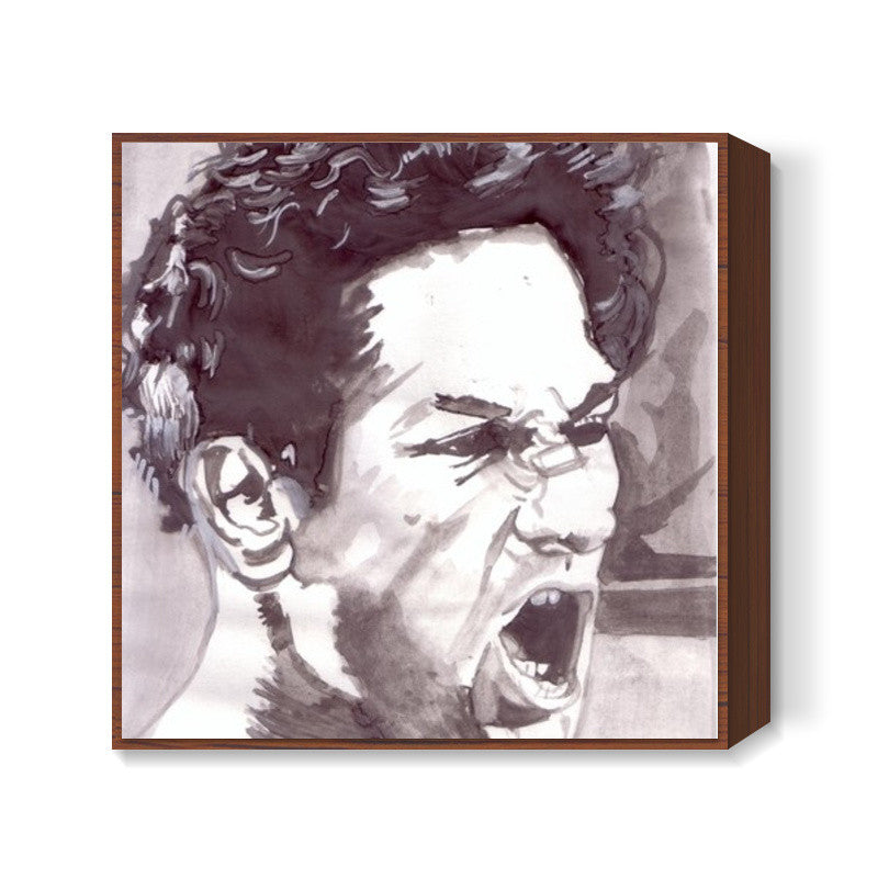 Hollywood star Robert De Niro is the raging bull Square Art Prints