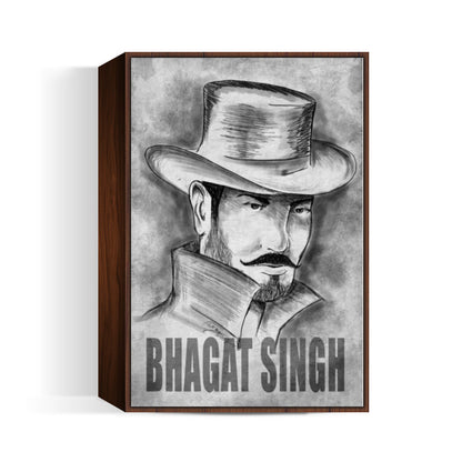 Bhagat Singh sketch Wall Art