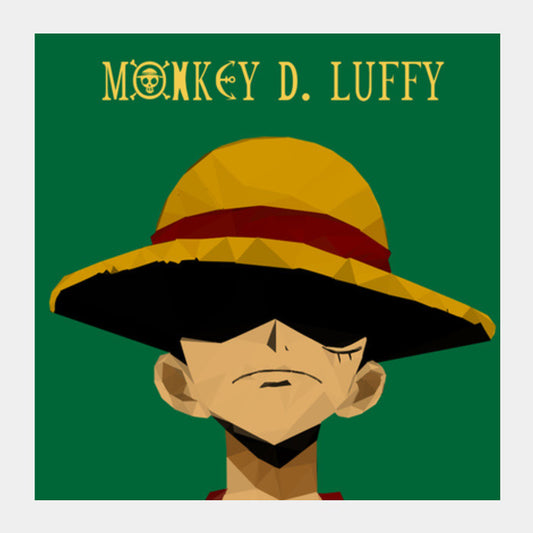 Square Art Prints, Luffy Square Art Prints