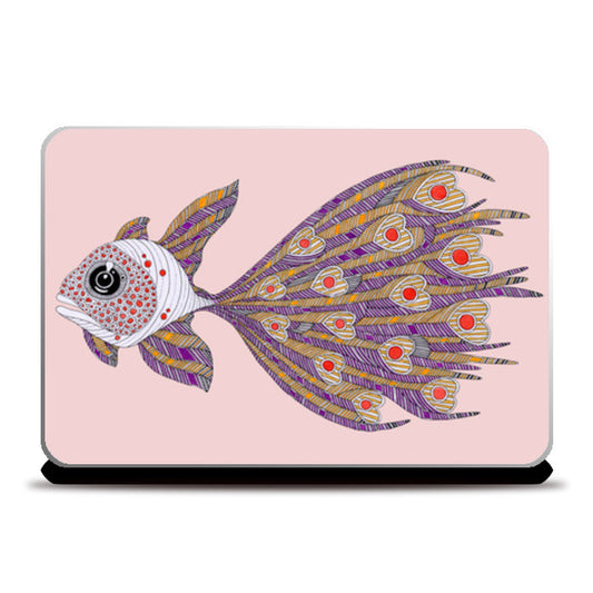 Laptop Skins, hearts fish Laptop Skins