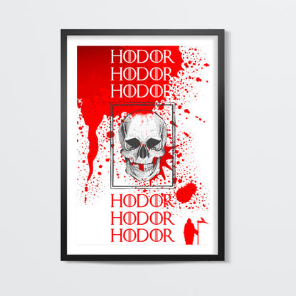 Hodor Game of Thrones Wall Art