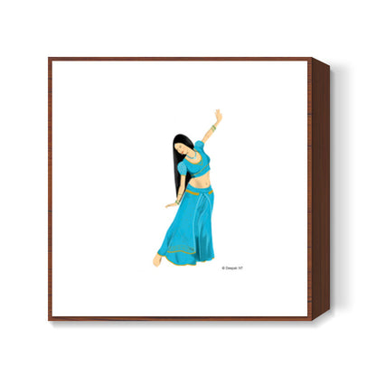 Woman Dancing Square Art Prints